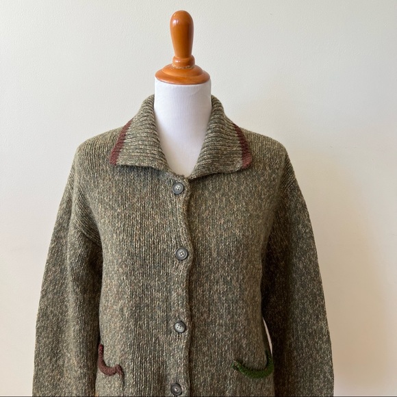 Royal Robbins | Color Block Button Front Sweater Cardigan - Picture 3 of 13